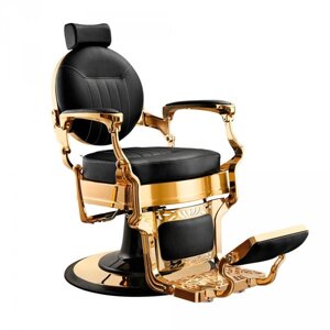 Кресло для барбершопа CAESAR Gold Black