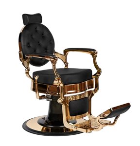 Кресло для барбершопа BUZZ Gold Black в Москве от компании top ГРАС
