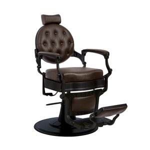 Кресло для барбершопа BUZZ Black Brown в Москве от компании top ГРАС