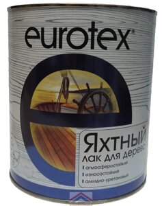 Лак яхтный глянец "EUROTEX" 2,0 л