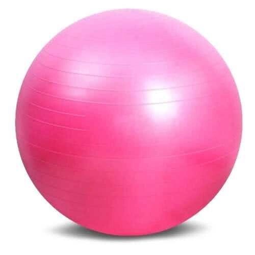 Фитбол мяч для аэробики, фитнеса, йоги диаметр 55 см от компании Интернет-магазин "Спорттовары24" - фото 1