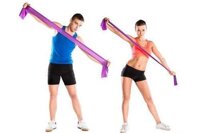 Ленты резиновые для йоги, фитнеса, растяжки