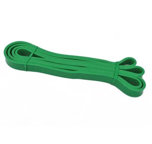 Зелёная резиновая петля эспандер, нагрузка 8 - 24 кг.