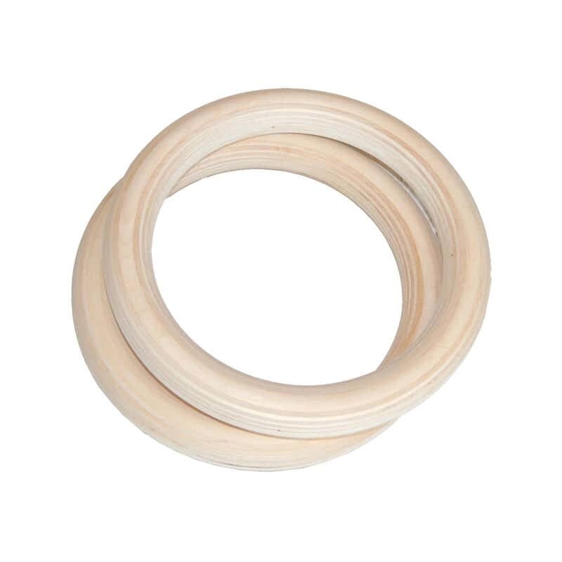 Гимнастические кольца деревянные, толщина 30 мм, диаметр 240 мм - распродажа