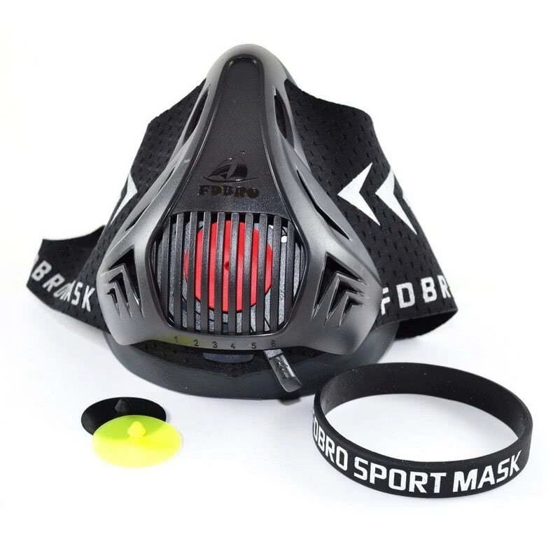 Тренировочная маска FDBRO Sport Mask 3, размер M на вес от 60 до 100 кг от компании Интернет-магазин "Спорттовары24" - фото 1