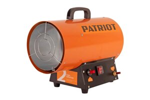 Калорифер газовый PATRIOT GS 16, 16 кВт, 350 м?ч, пьезо поджиг, редуктор, шланг.