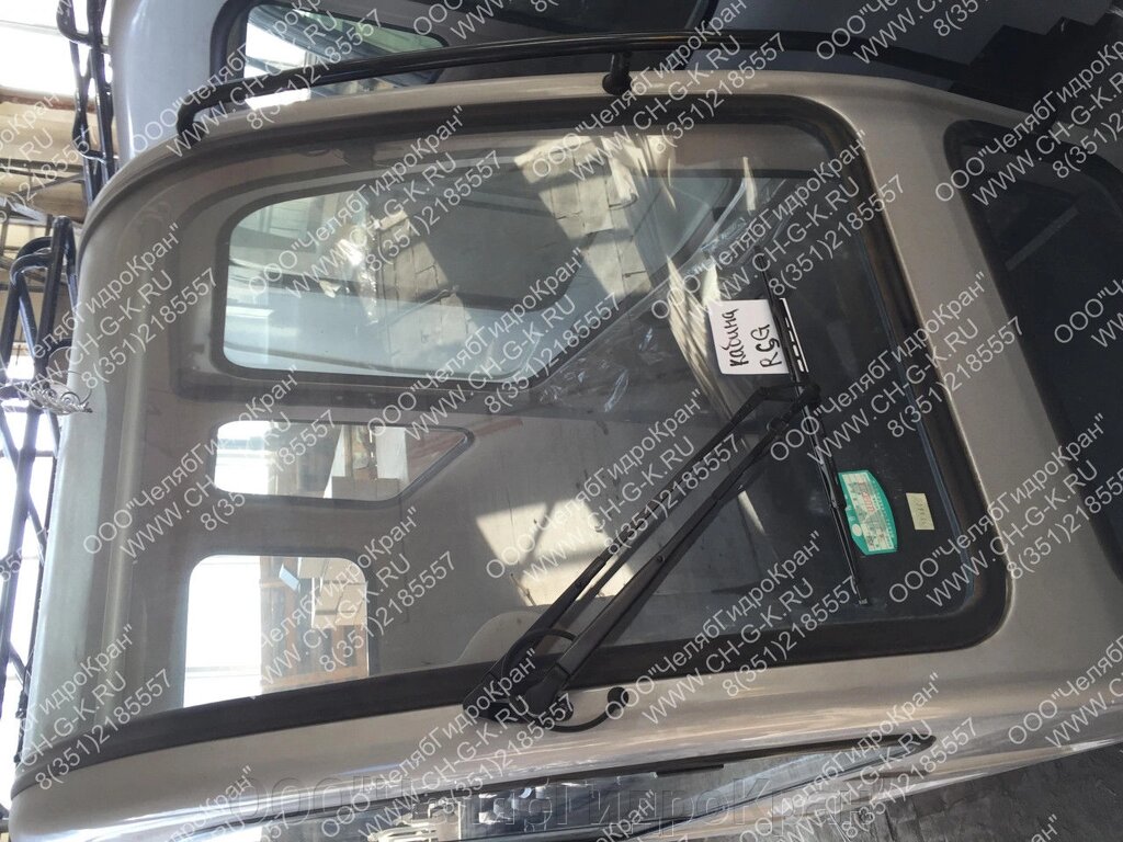 Стекло лобовое RSG 001 на китайскую кабину КС-45721 от компании ООО"ЧелябГидроКран" - фото 1
