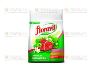Florovit гранулированный для клубники и земляники, пакет 1 кг
