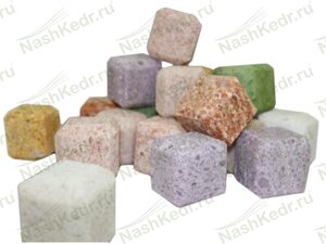 Соляной брикет для отделочных работ с Крымской розовой солью "Соляная баня", 148*103*28 мм, 0.8 кг