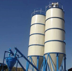 Силос для хранения цемента (сварной) - 50 тонн в Амурской области от компании Альфа-КПД