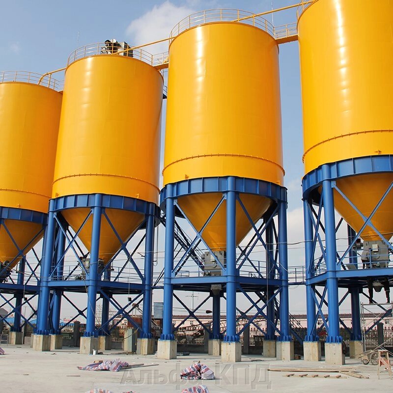 Силос для хранения цемента (сварной) - 30 тонн - акции