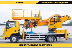 Автовышка - балкон на шасси Isuzu Elf 20 м г/п 500 кг