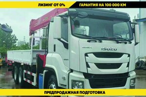 Бopтовой автомобиль Isuzu Giga 6х4 c КMУ 10 т