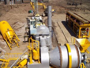 Мобильный асфальтобетонный завод QLB10 в Амурской области от компании Альфа-КПД