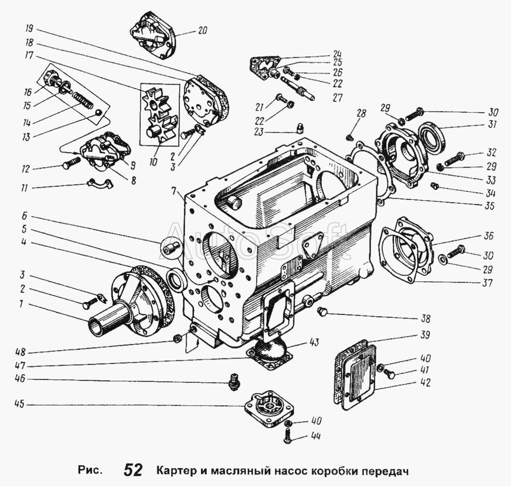 Болт крепления коробки передач к картеру сцепления Автодизель 201544-П2 от компании ООО  "ДИЗЕЛЬ-НАВИГАТОР" - фото 1