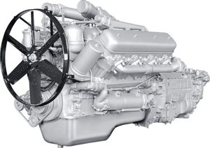 Двигатель Автодизель ЯМЗ с КПП и сцеплением 8-й компл для МАЗ 238ДЕ2-1000024