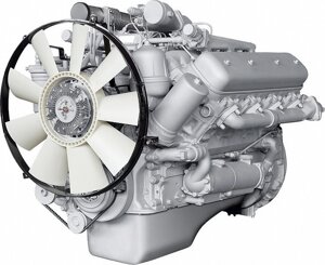 Двигатель без коробки передач и сцепления основной комплектации 6585-1000186 ЯМЗ-6585