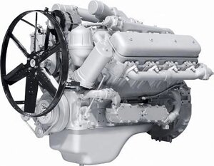 Двигатель без КПП со сцеплением 6 комплектации 7511-1000146-06 ЯМЗ-7511.10