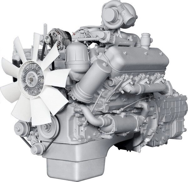 Двигатель без КПП со сцеплением основной комплектации для двигателя Автодизель ЯМЗ 236Г-1000146 от компании ООО  "ДИЗЕЛЬ-НАВИГАТОР" - фото 1
