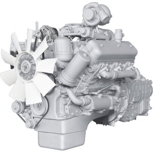 Двигатель проектная сборка ЯМЗ-236БЕ без КПП и сцепления 250 л. с. 236БЕ-1000186