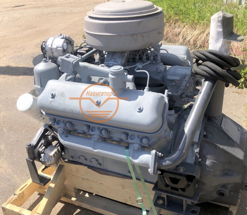 Двигатель ЯМЗ 236Д-3 проектной сборки на блоке нового образца от компании ООО  "ДИЗЕЛЬ-НАВИГАТОР" - фото 1