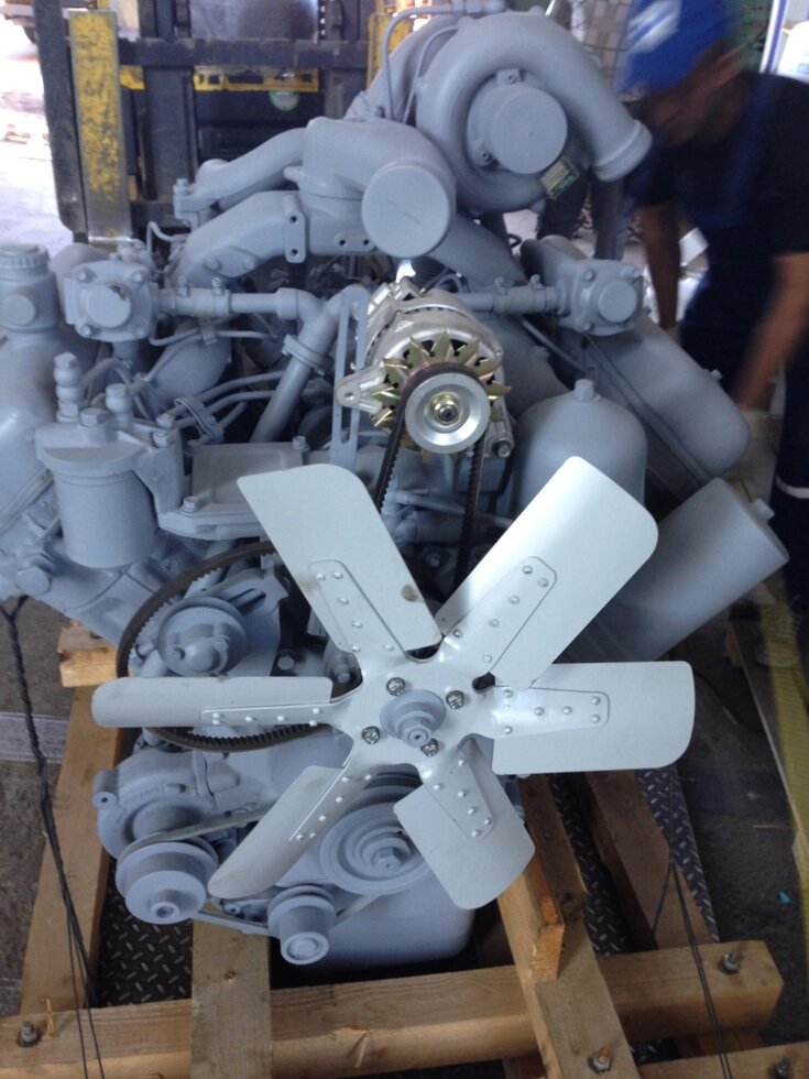 Двигатель ЯМЗ 236НЕ2-3-1000189 для УРАЛ без кпп и сцепления блок нового образца от компании ООО  "ДИЗЕЛЬ-НАВИГАТОР" - фото 1