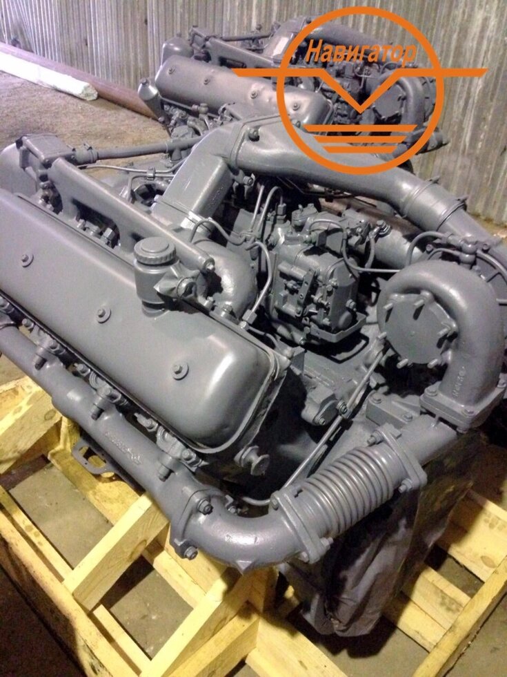Двигатель ЯМЗ 238БЛ-1000147 проектной сборки на МТЛБ на блоке нового образца от компании ООО  "ДИЗЕЛЬ-НАВИГАТОР" - фото 1