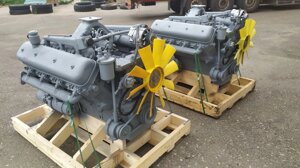 Двигатель ЯМЗ-238М2 проектной сборки без кпп и сцепления блок нового образца 238М2-1000186