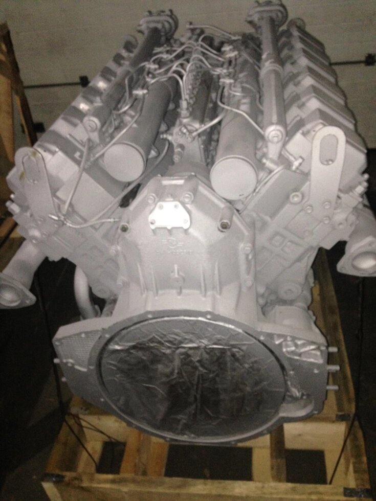 Двигатель ЯМЗ 240М2 с индивидуальными головками проектной сборки от компании ООО  "ДИЗЕЛЬ-НАВИГАТОР" - фото 1