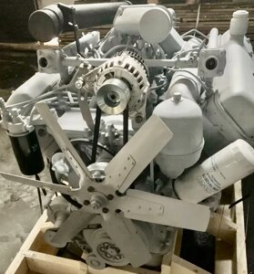 Двигатель ЯМЗ 238ДЕ2-1000187 проектной сборки блок нового образца с эл. об. 238ДЕ2-1000187