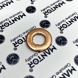 Шайба медная MANTOR F00VC17504 ( 7 мм, 2.0 мм, без фаски)