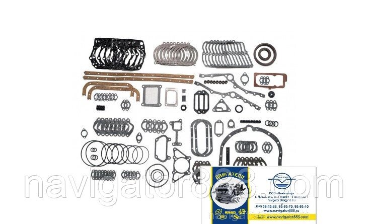 Ремкомплект для ремонта двигателя ЯМЗ-7511.10-06 общая ГБЦ, 212 литая 51/134 от компании ООО  "ДИЗЕЛЬ-НАВИГАТОР" - фото 1