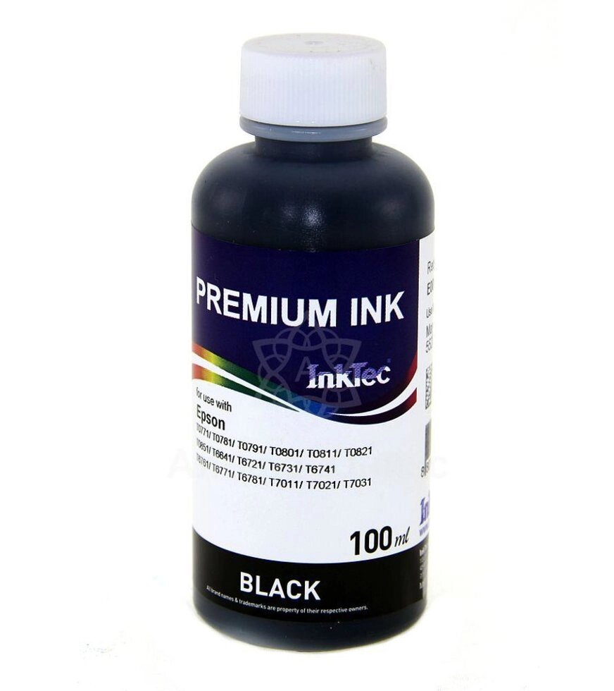 Чернила для принтера Canon (C5026-100MB) Black, Dye, 100 мл, InkTec водорастворимые от компании ООО "БРЕНД-ИТ" - фото 1