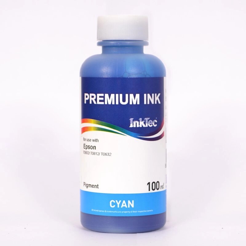 Чернила для принтера Canon (C5026-100MC) Cyan, Dye, 100 мл, InkTec водорастворимые от компании ООО "БРЕНД-ИТ" - фото 1