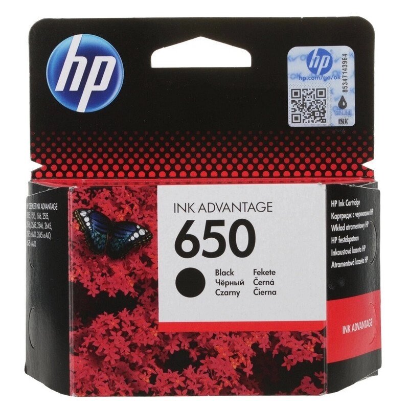 Картридж HP DJ CZ101AE №650 Black Deskjet Ink Advantage от компании ООО "БРЕНД-ИТ" - фото 1