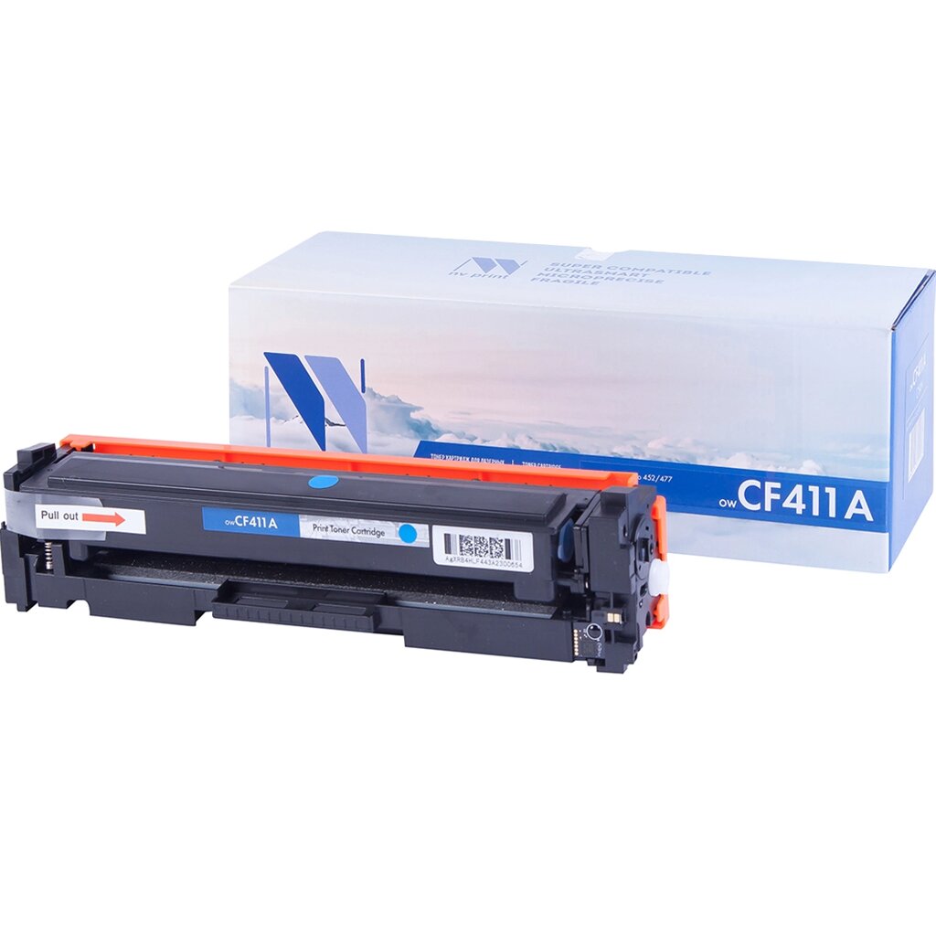 Картридж лазерный NV Print CF411A синий, с чипом ( Cyan, совместимый, 2300 стр) от компании ООО "БРЕНД-ИТ" - фото 1
