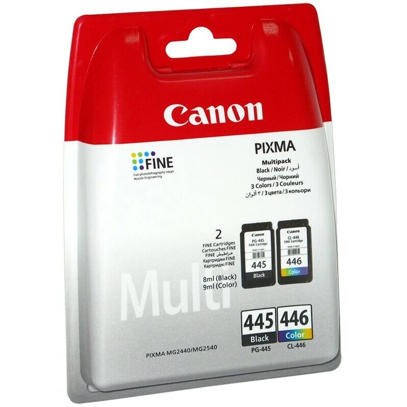 Набор картриджей Canon PG-445/ CL-446 Multipack ( комплект черый+цветной) оригинал. от компании ООО "БРЕНД-ИТ" - фото 1