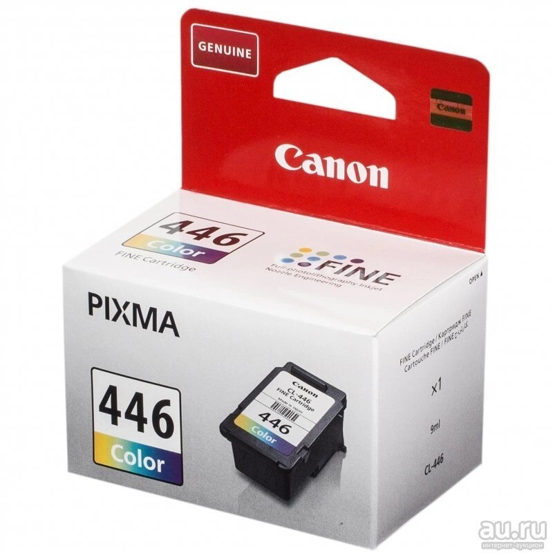 Картридж струйный Canon CL-446 цветной оригинальный - отзывы
