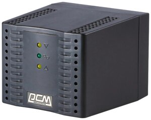 Стабилизатор напряжения PowerCom TCA-1200 BL 1200 ВA/ 600 Вт, 4*розетки (Euro)