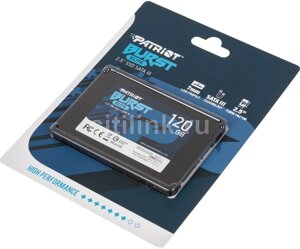 SSD накопитель 2.5" SATA: 120gb patriot burst elite TLC PBE120GS25SSDR