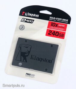 SSD накопитель 240gb kingston A400 TLC (500 мб/ с / 350 мб/ с) SA400S37/ 240G