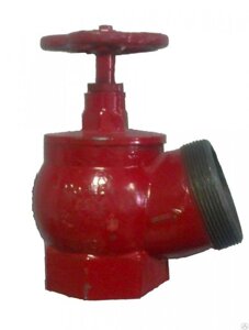 Клапан пожарный угловой Ду-50 чугун (м-ц) (1,6 МПа)