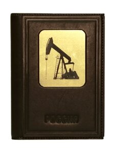 Макей Обложка для документов "3 в 1"Нефть | Коричневый