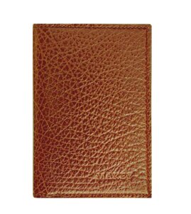Макей Обложка для паспорта с карманами «Классика»Цвет тоскана