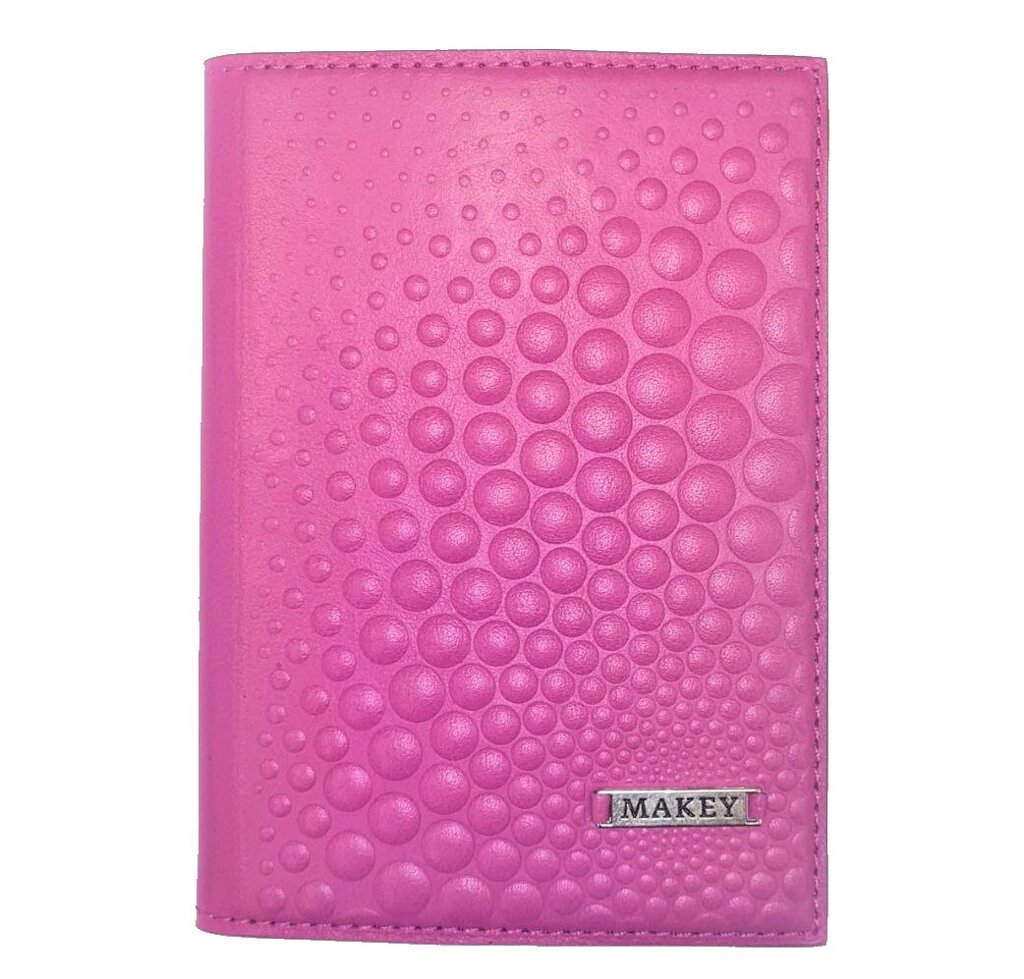 Макей Обложка на паспорт «Bubbles». Цвет розовый от компании Интернет-магазин "Тапочки с задником" - фото 1