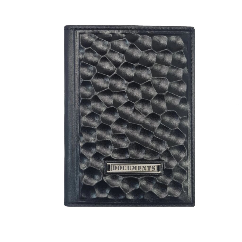Макей Обложка на паспорт. Цвет черный от компании Интернет-магазин "Тапочки с задником" - фото 1