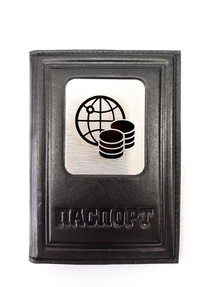 Макей Обложка на паспорт «Финансисту». Цвет черный ##от компании## Интернет-магазин "Тапочки с задником" - ##фото## 1