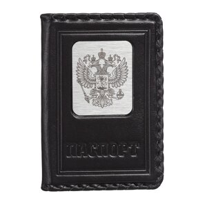Макей Обложка на паспорт «Герб РФ»Цвет черный