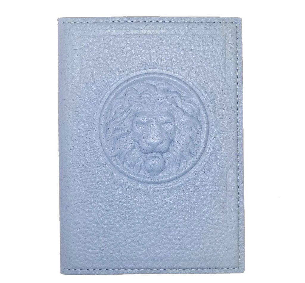 Макей Обложка на паспорт «Royal». Цвет голубой от компании Интернет-магазин "Тапочки с задником" - фото 1