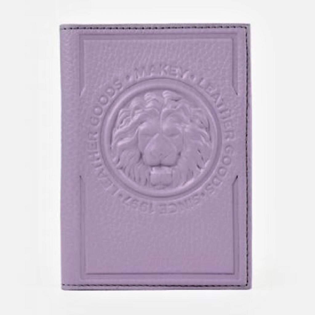 Макей Обложка на паспорт «Royal». Цвет лаванда от компании Интернет-магазин "Тапочки с задником" - фото 1